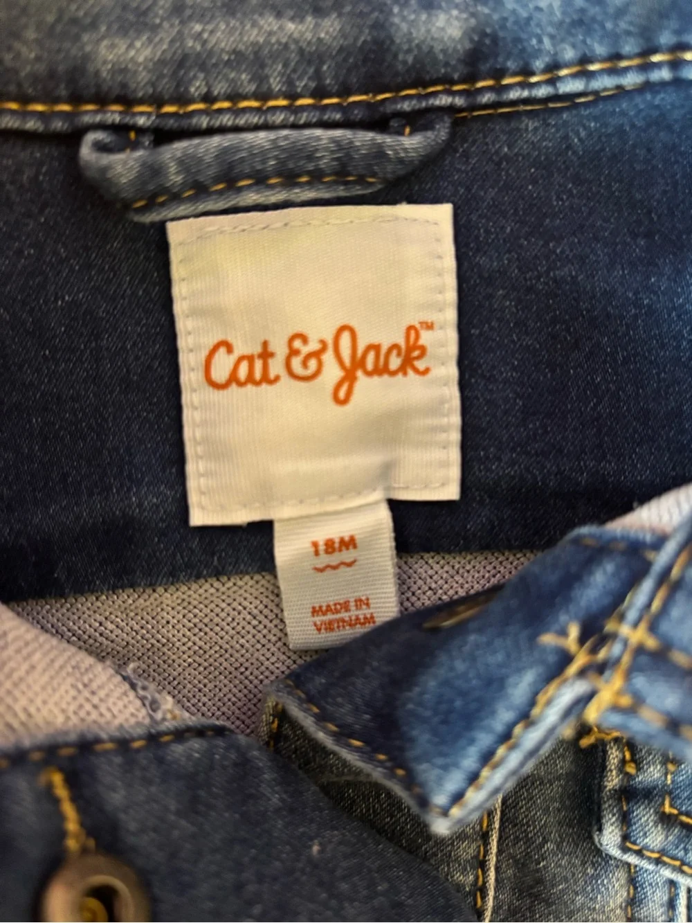 Cat & Jack Denim Jacket 18 mo